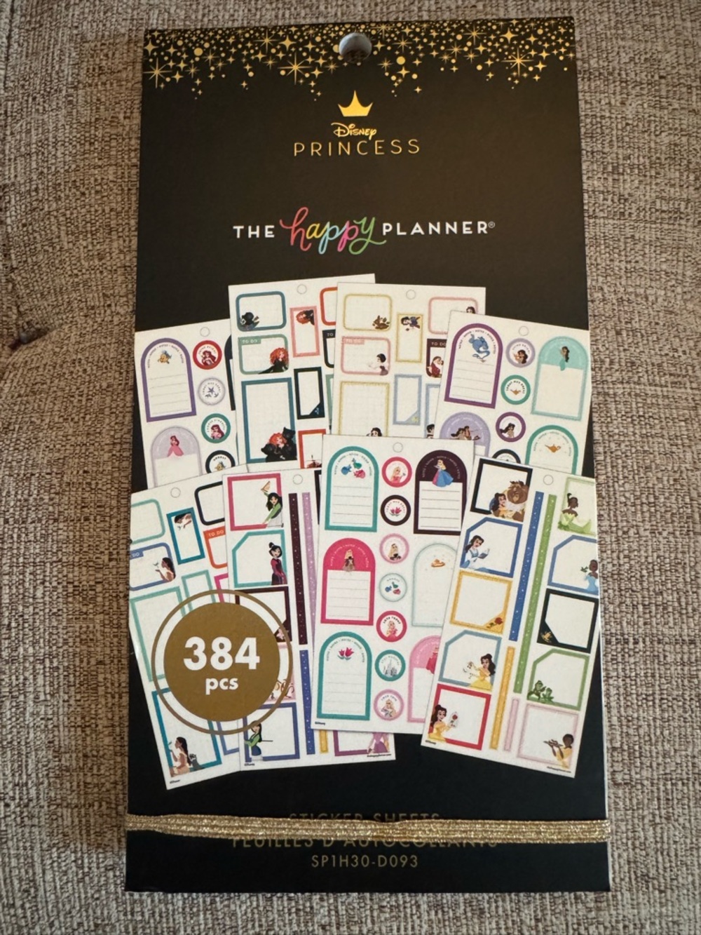 Happy Planner Disney Princess Sticker Sheets -